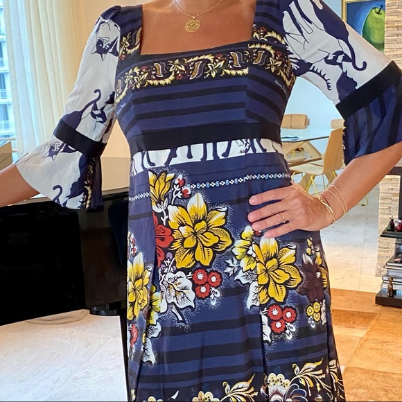 🎉HP🎉🇧🇷 DESIGNER ADRIANA BARRA MIDI DRE - Picture 2 of 16